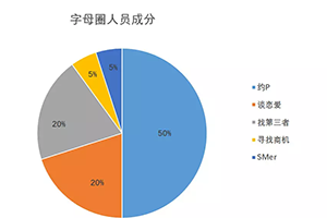 字母艾斯爱慕圈人员分类